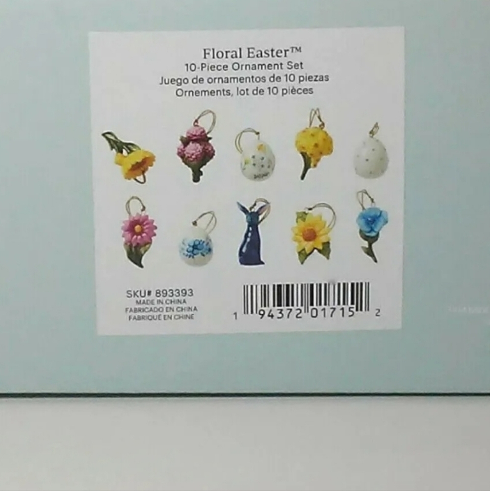 Easter mini Lenox ornaments&St pattys